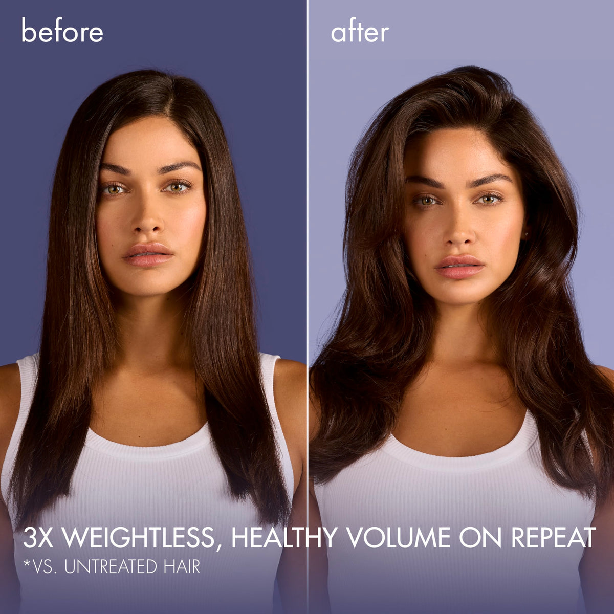 Nexxus on bathroom shelf styled to suggest salon-quality results