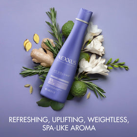 Nexxus shampoo lather texture close-up demonstrating rich foam and gentle cleanse