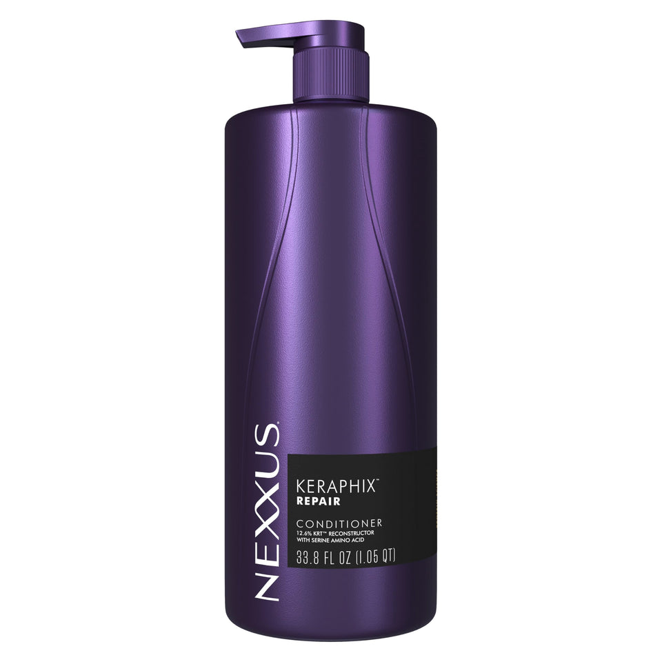 Nexxus KERAPHIX front bottle showing product and size for repair