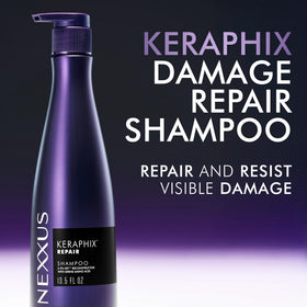 Nexxus KERAPHIX amino acids graphic showing bond repair