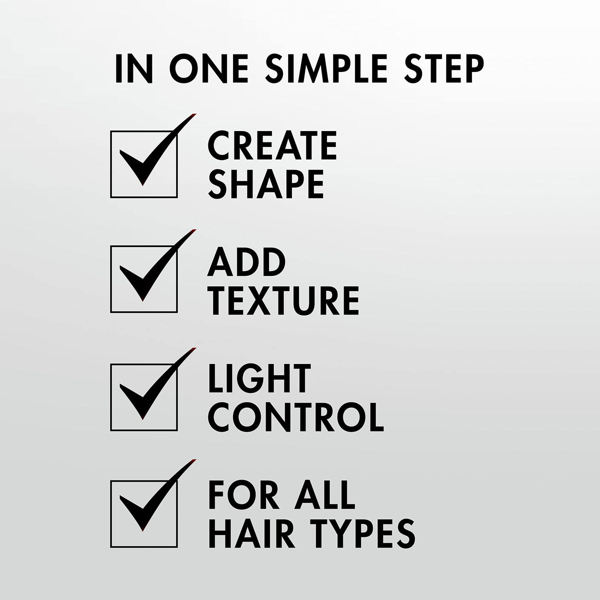 Nexxus being applied to hair for instant define and smoothness