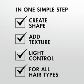 Nexxus being applied to hair for instant define and smoothness