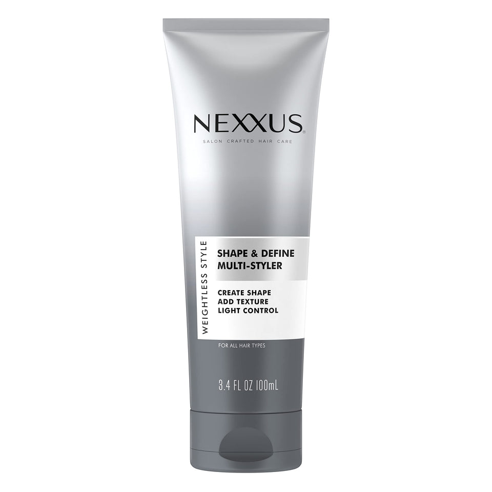 Nexxus front packaging showing 3.4 oz tube and benefits