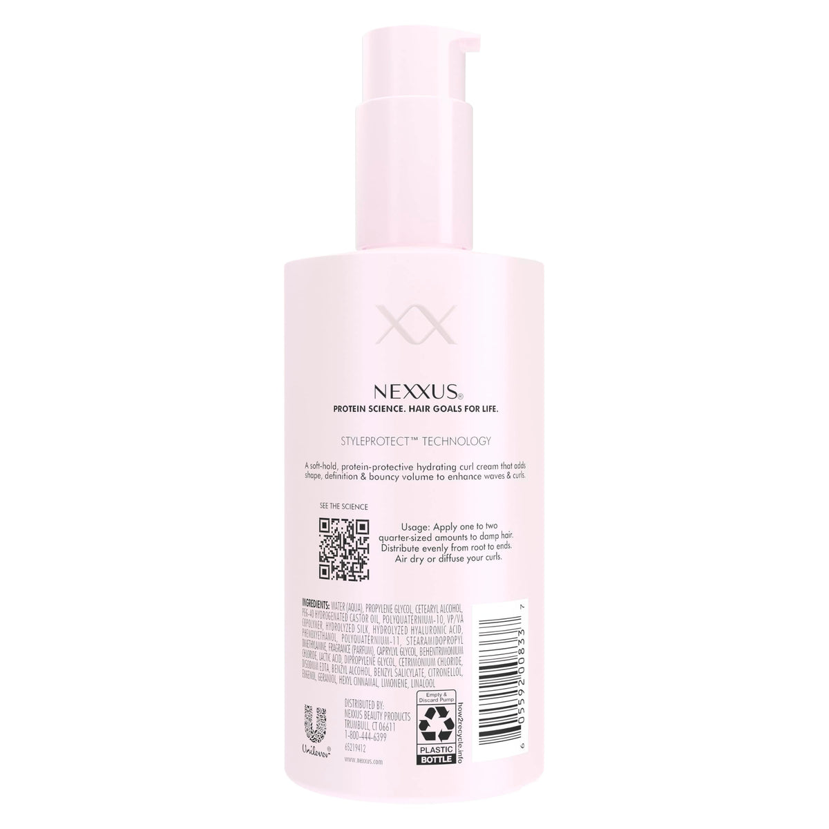 Nexxus texture close-up of gel-cream showing lightweight feel