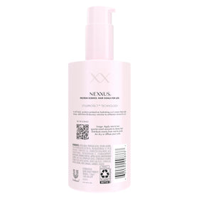 Nexxus texture close-up of gel-cream showing lightweight feel