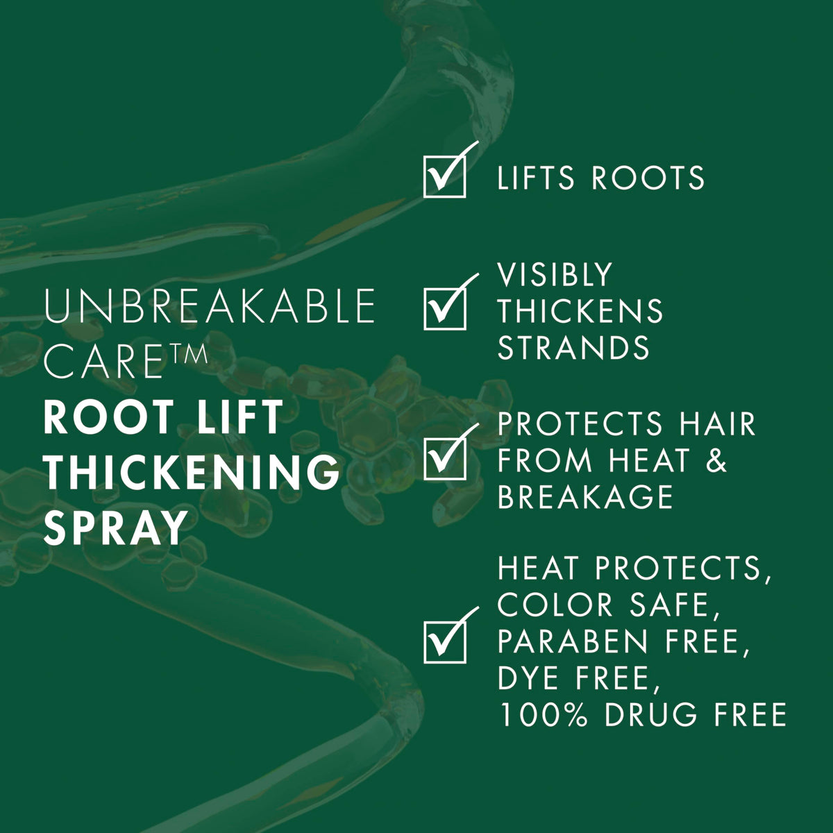 Nexxus before and after roots showing visible lift and fullness
