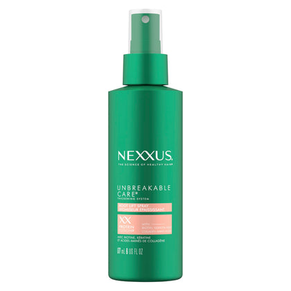 Nexxus bottle front packaging showing product and volume