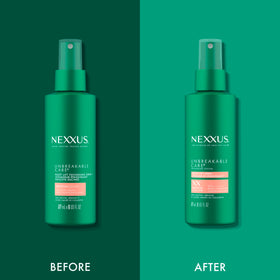 Nexxus label closeup highlighting ProteinFusion ingredient blend