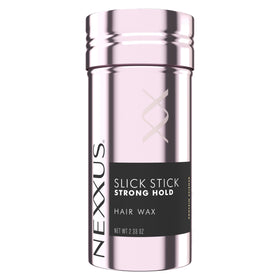 Nexxus slick stick front packaging showing compact wax stick benefit of precision hold