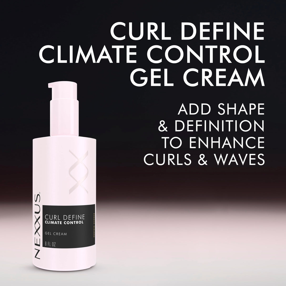 Nexxus styled waves after use showing defined frizz-free curls