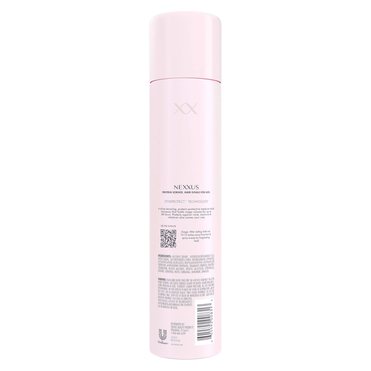 Nexxus STYLEPROTECT technology graphic illustrating protective barrier benefit