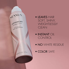 Nexxus finished hair with soft, shiny look and natural movement