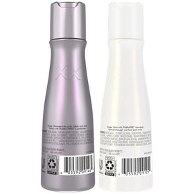 Nexxus Therappe shampoo label closeup highlighting protein fusion