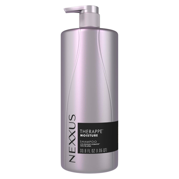 Nexxus Therappe front bottle shows large 33.8 oz size and professional formula benefit