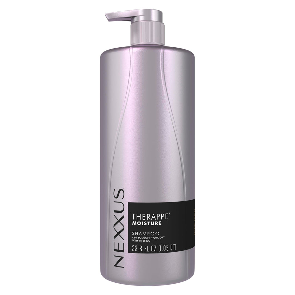 Nexxus Therappe front bottle shows large 33.8 oz size and professional formula benefit