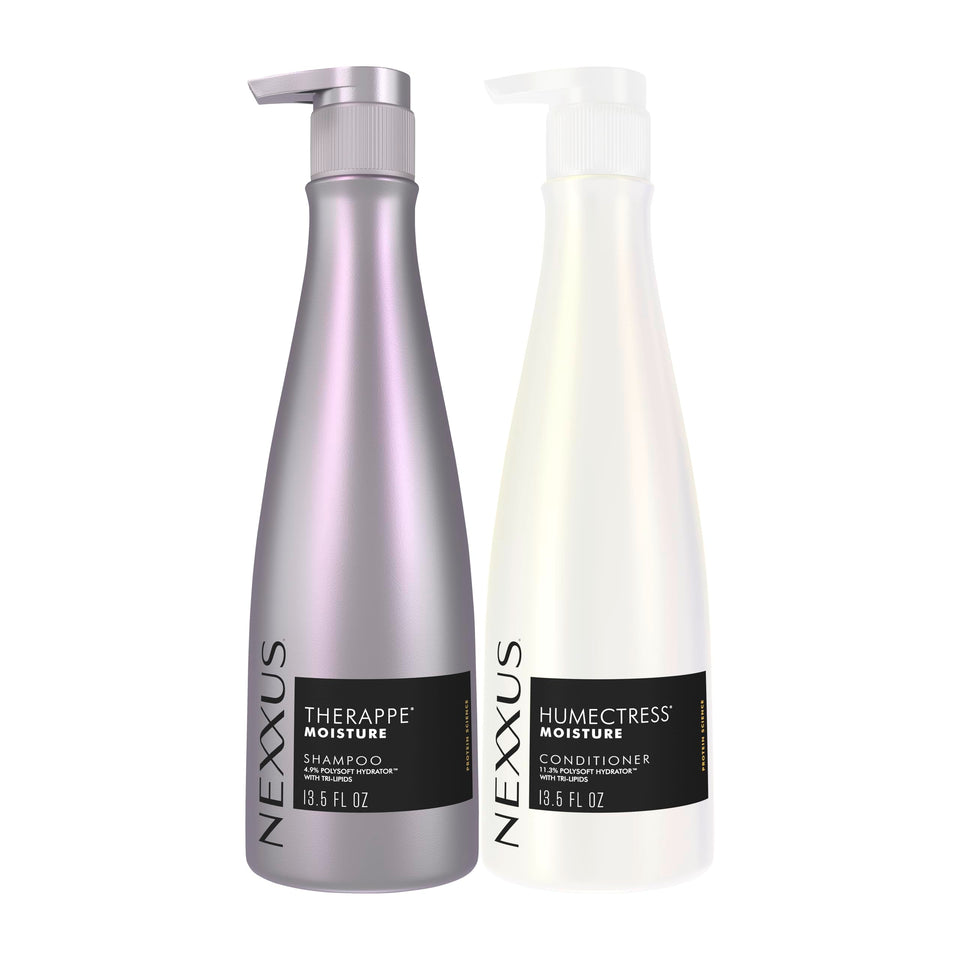 Nexxus Therappe shampoo front view showing hydrating formula benefit
