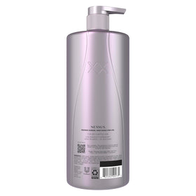 Nexxus Therappe pump close-up highlights easy dispensing for controlled, mess-free application
