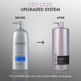 Nexxus Therappe creamy lather texture demonstrating gentle cleansing and hydrating benefit