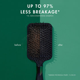 Nexxus label close-up featuring DURAPLEX Fortifier technology for strengthening benefit