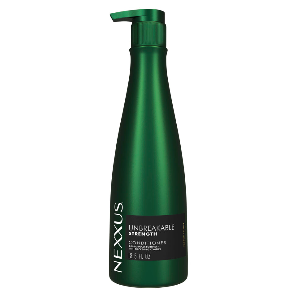 Nexxus front packaging showing bottle and label for easy identification