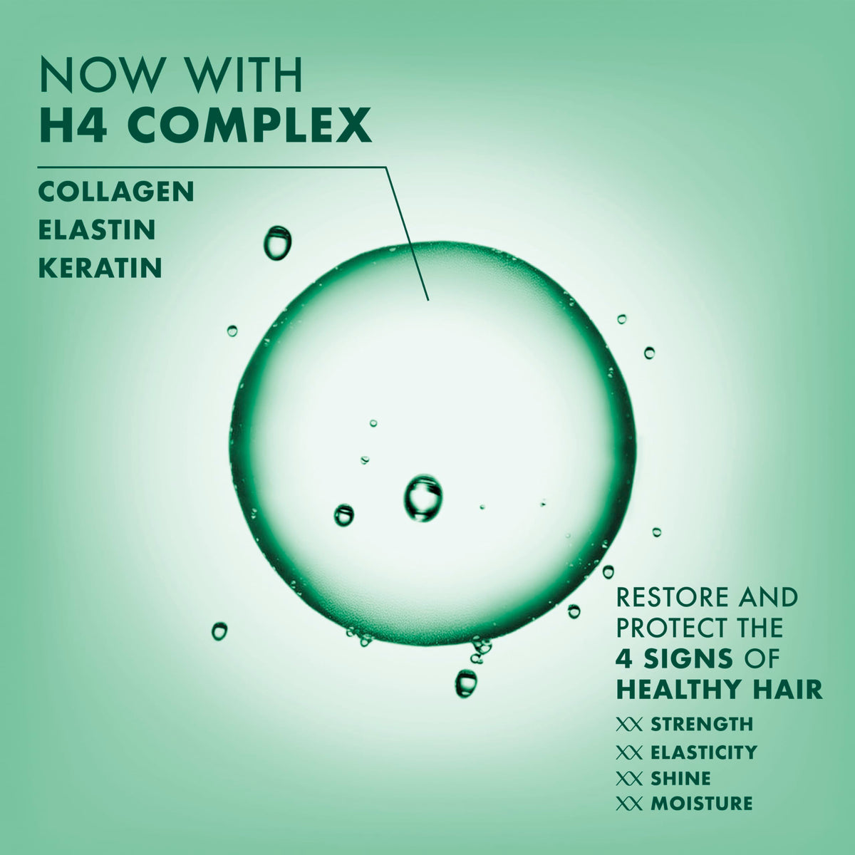Nexxus in-shower use showing product rinsing and delivering weightless volume