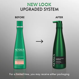 Nexxus shampoo creamy texture and lather demonstrating gentle cleansing and foam