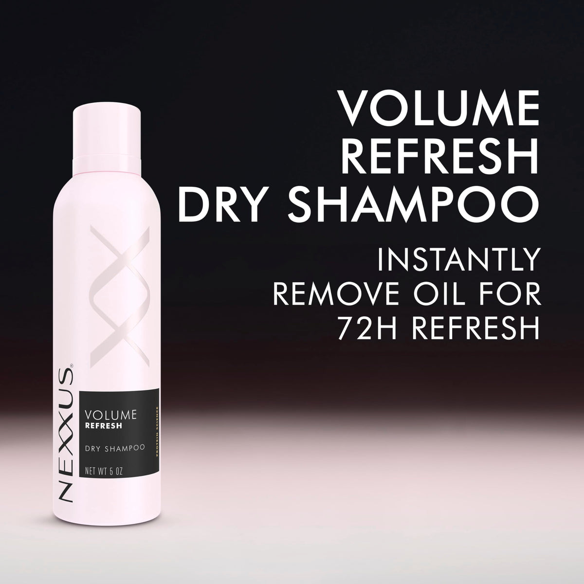 Nexxus aerosol mist close-up demonstrating fine spray for even application