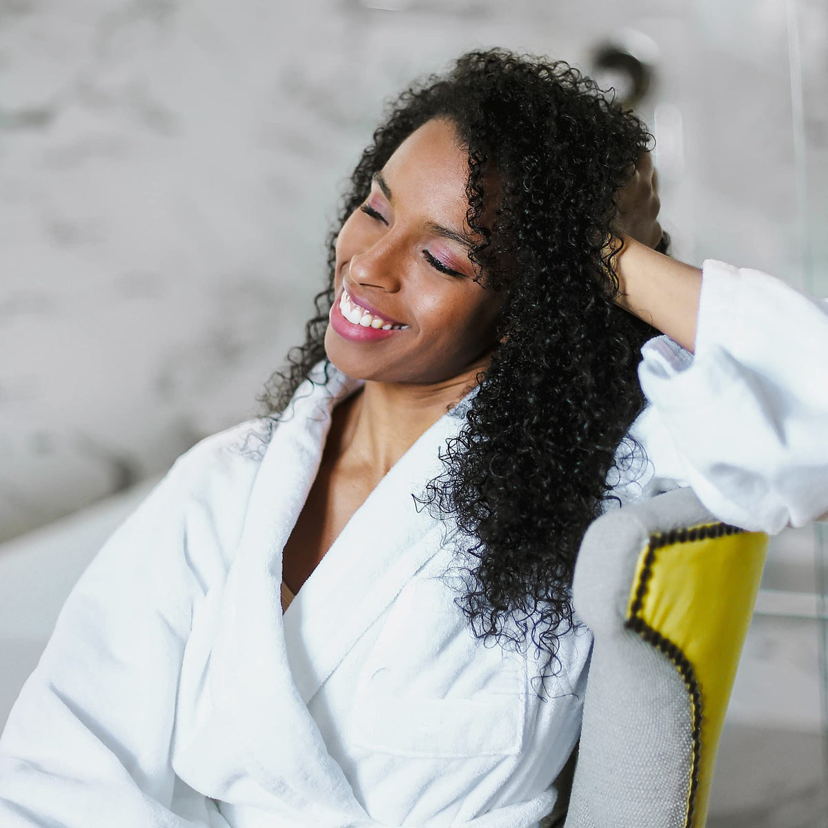 nfuse bedside routine lifestyle image showing serum as part of calming night ritual