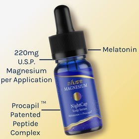 nfuse label close-up showing active ingredients and peptide benefits