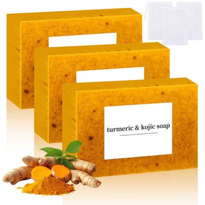 Nicgou lemon turmeric soap front packaging showing natural cleanser benefits