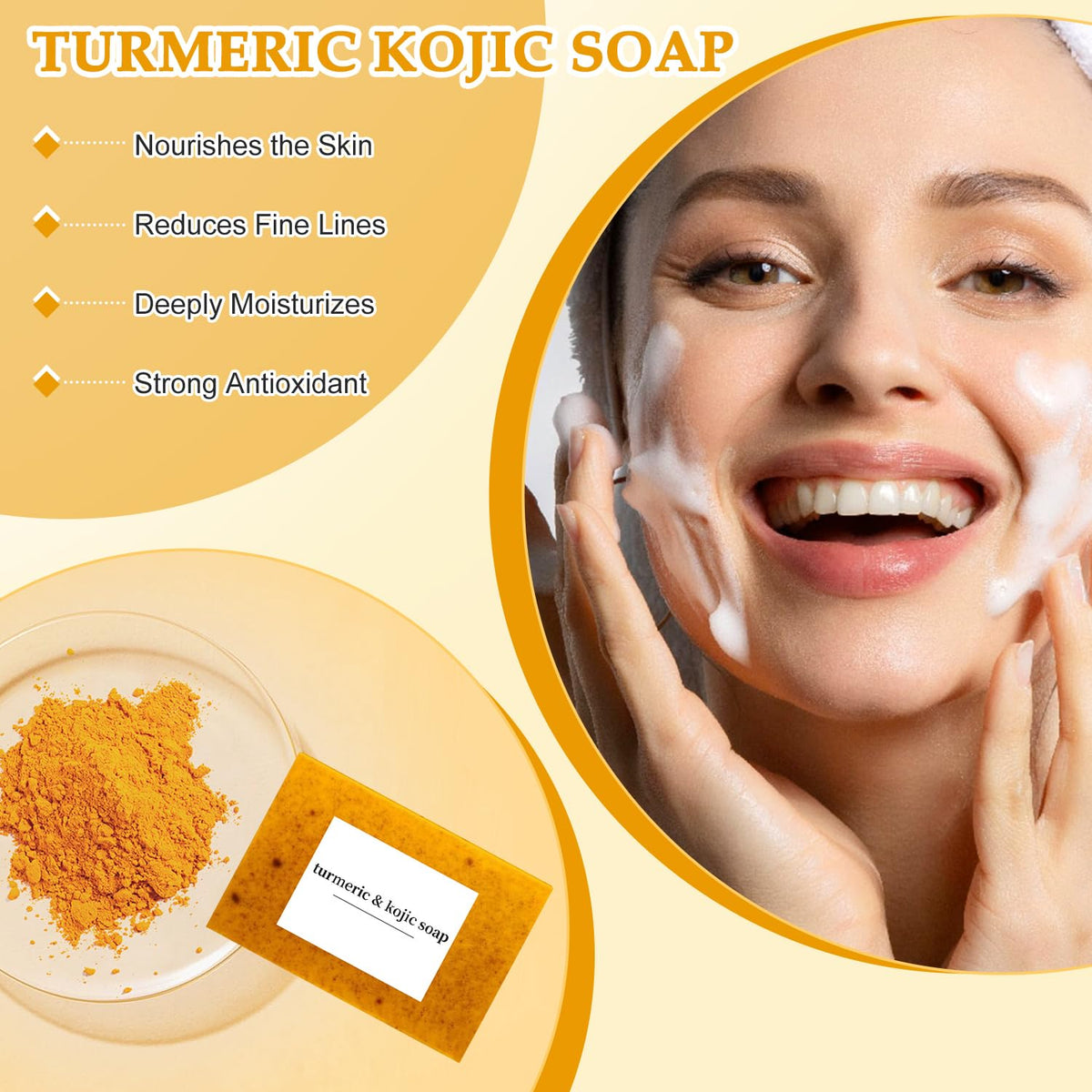 Nicgou soap label displaying ingredients and brand for informed choice