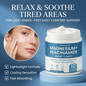 Nichalous cream texture close-up highlighting fast absorption