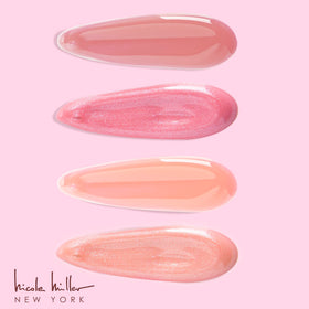Nicole Miller New York swatches on skin showing ten shades and color payoff for easy selection