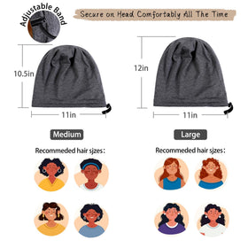 NICPOO bonnet shown with hand for scale and clear size fit benefit