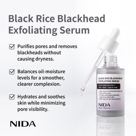 NIDA serum texture on hand showing lightweight finish and fast absorption benefit