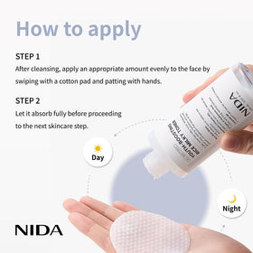 NIDA bottle staged on bathroom shelf illustrating daily routine compatibility and convenience
