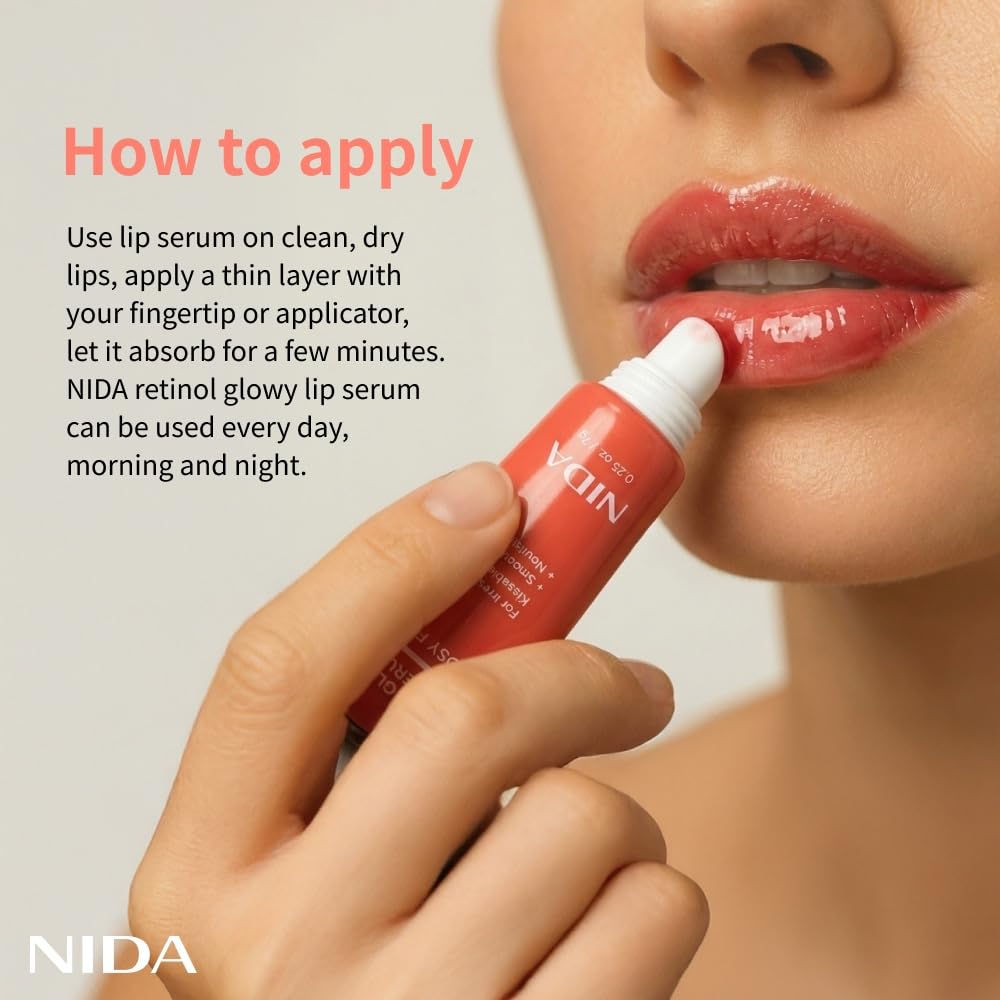 NIDA ingredients label close-up showing retinal and peptide blend benefits