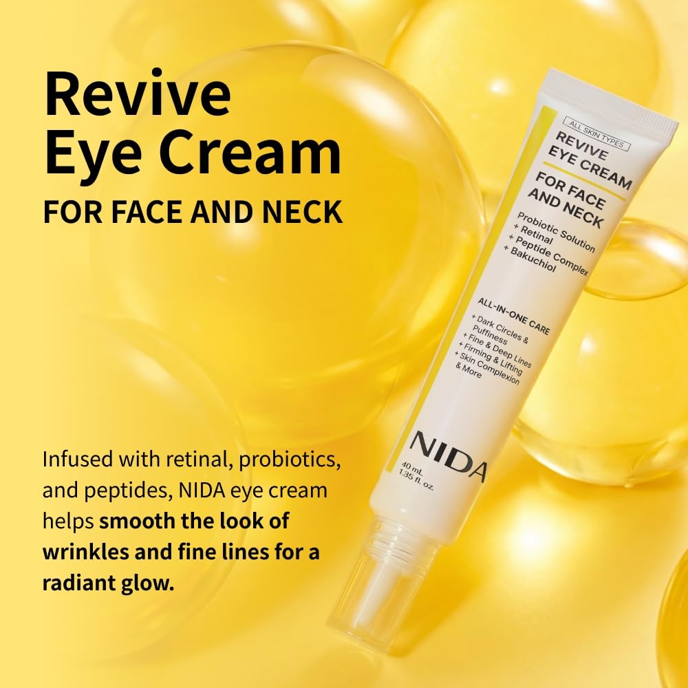 NIDA open jar close-up displaying cream texture, showing lightweight spreadability