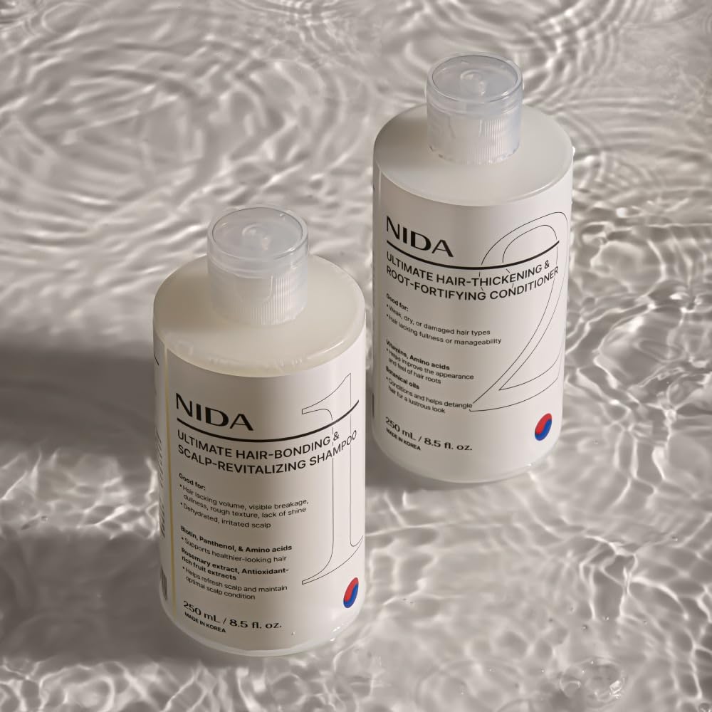 NIDA back label detail showing ingredient callouts and usage guidance