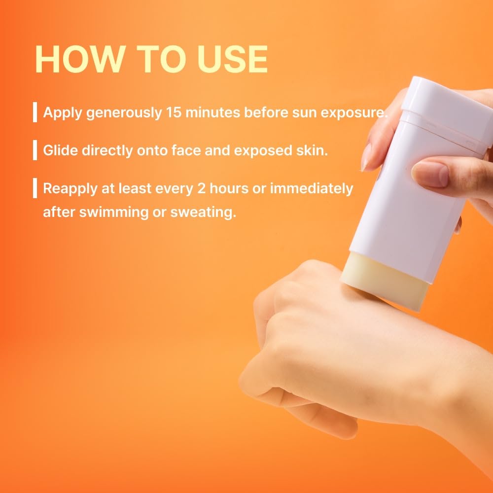 NIDA sun stick in a bag pocket to show travel-friendly convenience benefit