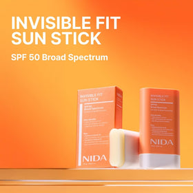 NIDA sun stick twist-up mechanism displayed for mess-free application benefit