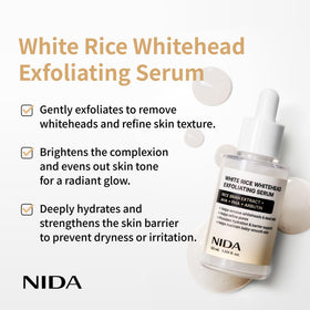 NIDA serum texture drops demonstrating lightweight hydrating consistency