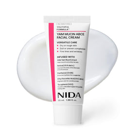NIDA jar front view showing product packaging and gentle moisturizing benefit
