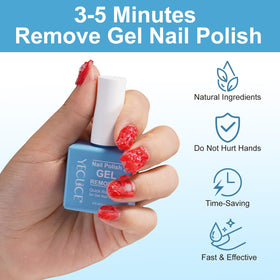 NIFEISHI close-up of gel texture on applicator demonstrating gentle breakdown