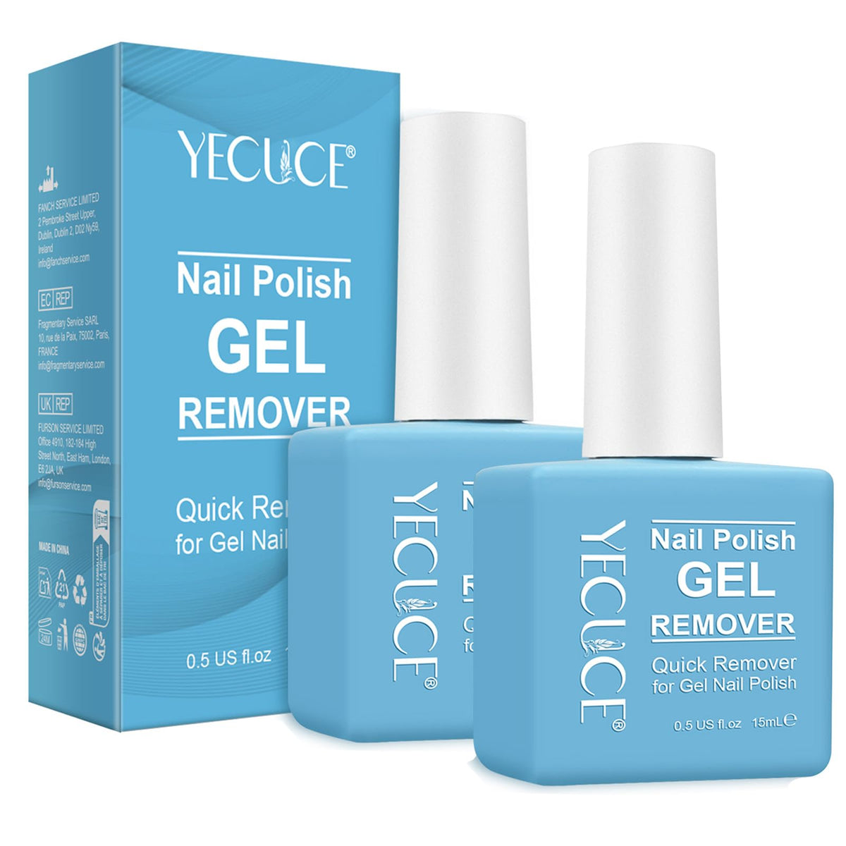 NIFEISHI front packaging showing compact gel remover set for fast removal
