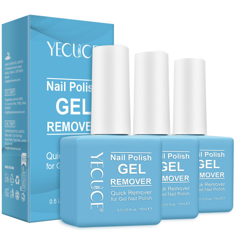 NIFEISHI front packaging showing three 15ml remover bottles for quick removal