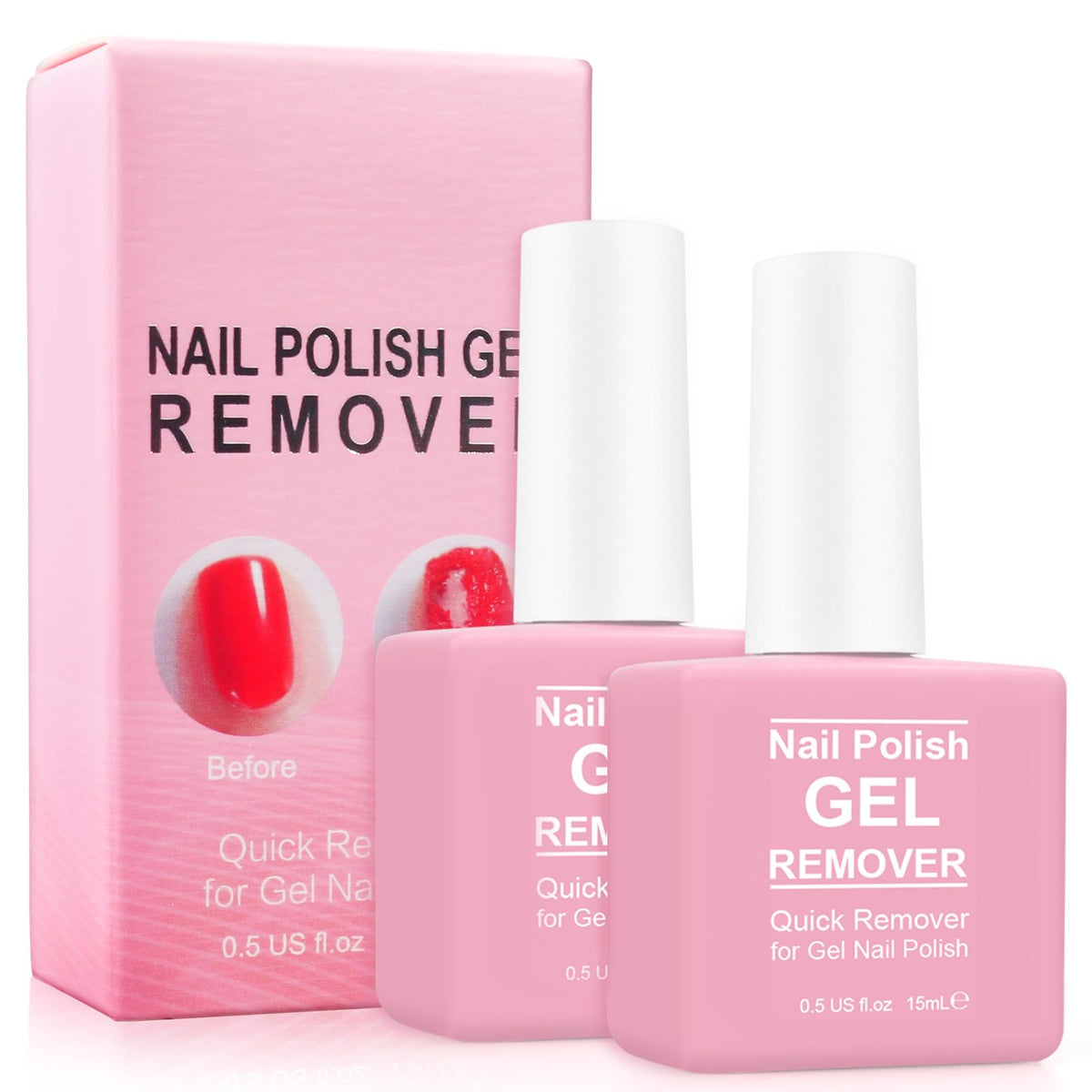 NIFEISHI front view two 0.5 fl oz bottles showing compact packaging and quick-use benefit