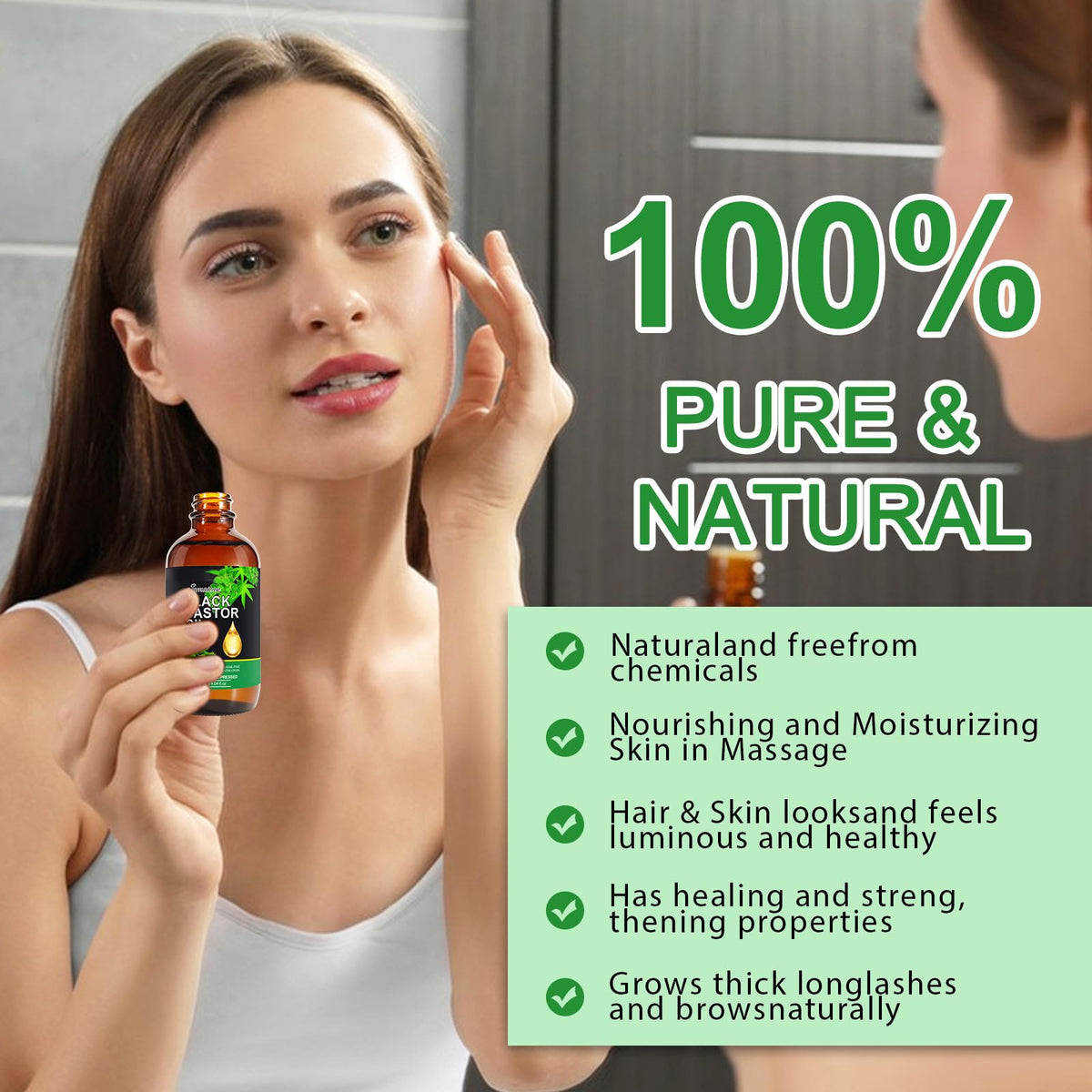 NIFEISHI used on eyelashes and eyebrows to condition hairs and enhance appearance