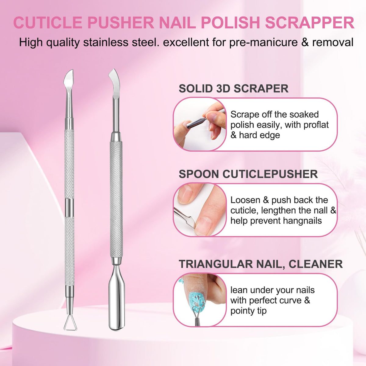 NIFEISHI remover on nail showing before and after lifting benefit