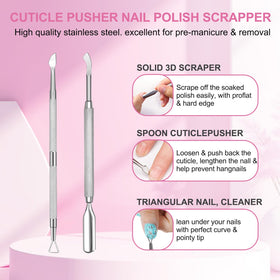 NIFEISHI remover on nail showing before and after lifting benefit
